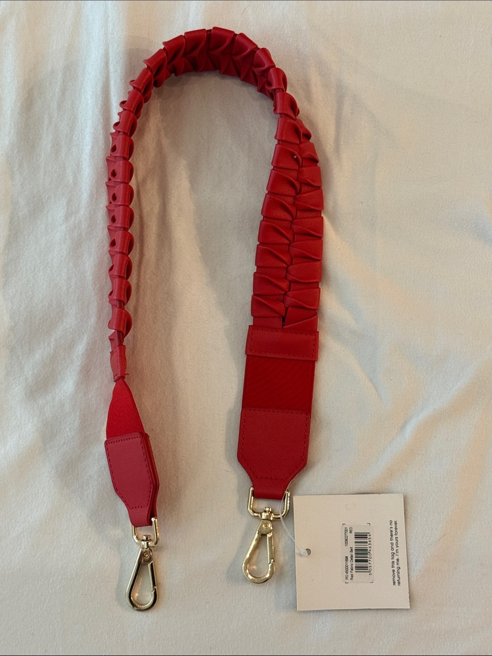 Belt with gold hardware